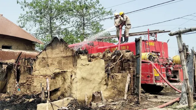 बंगाल में हिंसा