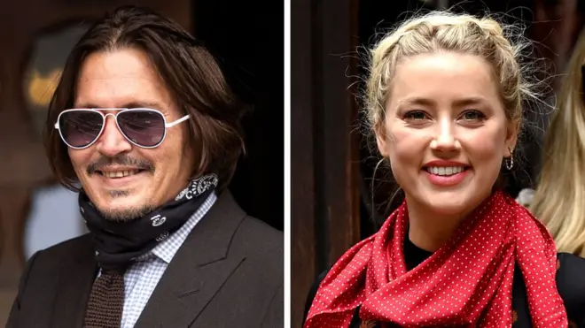 Johnny Depp and Amber Heart attended the trial in London in July
