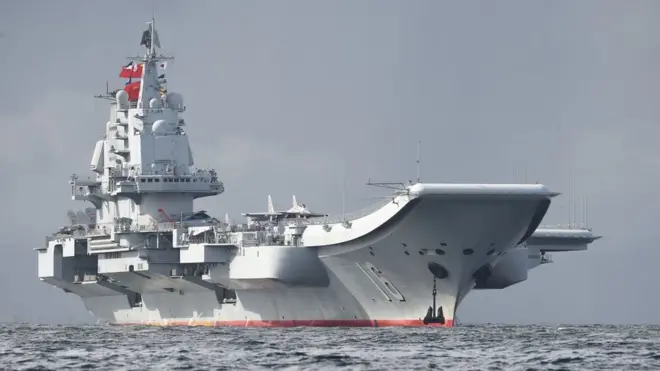 The Liaoning will be in Hong Kong waters for five days