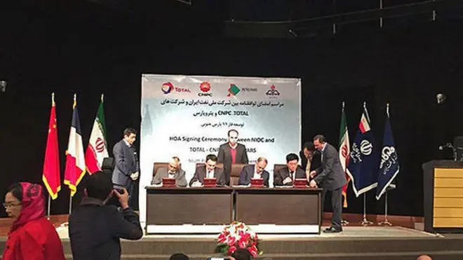 ارزش موافقتنامه ای که امروز برای توسعه فاز ۱۱ پارس جنوبی امضا شد ۴ میلیارد و ۸۰۰ میلیون دلار است