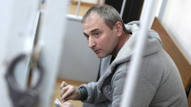 Владимир Аникеев в зале Лефортовского суда 3 марта