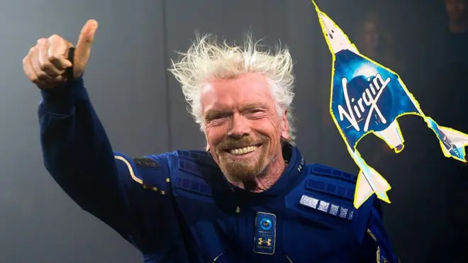 英国亿万富豪布兰森（Richard Branson）