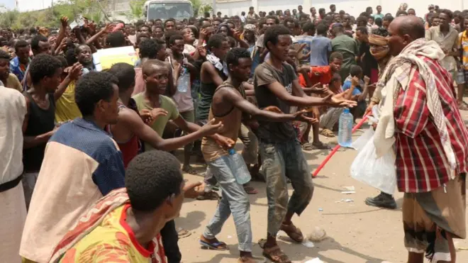 ኢትዮጵያዊያን ስደተኞች በየመን