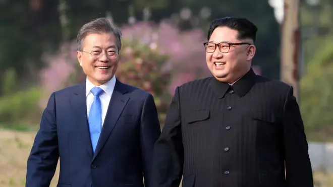 کم جونگ ان اور مون جے اِن