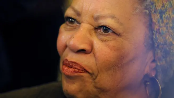 U.S. author Toni Morrison poses after being awarded the Officer de la Legion d"Honneur, the Legion of Honour, France"s highest award
