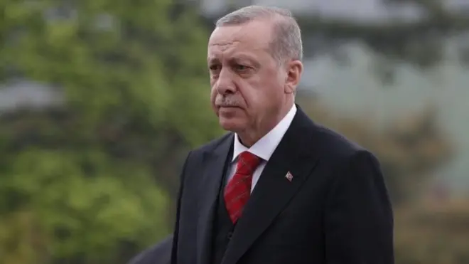 الرئيس التركي رجي طيب أردوغان