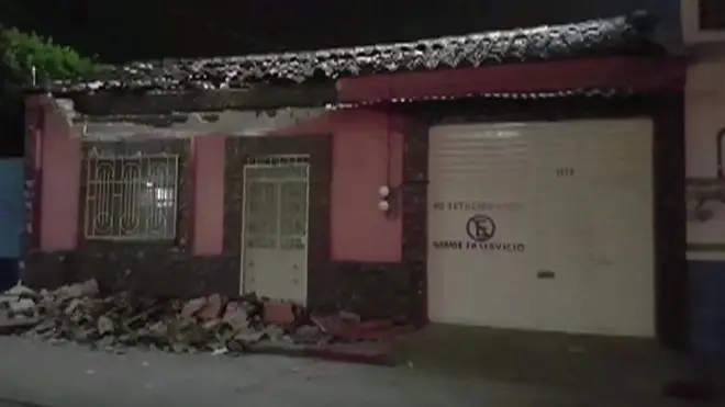 Destrozos en Tuxtla Gutiérrez.