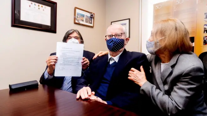 Mr Feeney is living on a pension in San Francisco