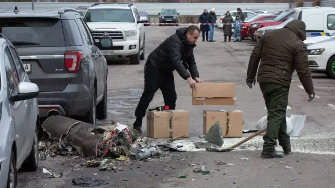 Одна з ракет, яку ППО збила в четвер у Києві