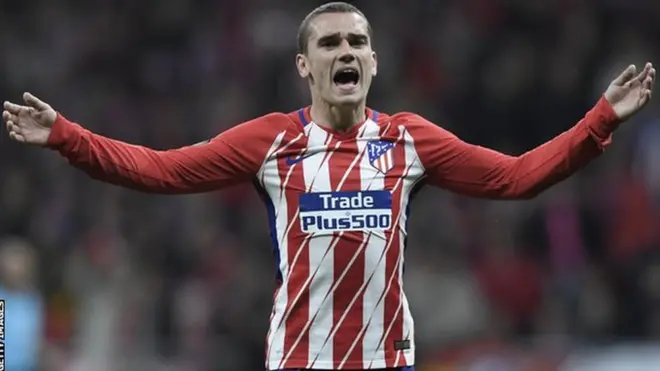Mshambuliaji wa Atletico Madrid Antoine Griezmann alitia saini nyongeza ya kandarasai yake mwezi Juni 2017
