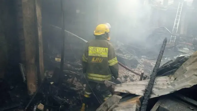 Ladipo Market fire
