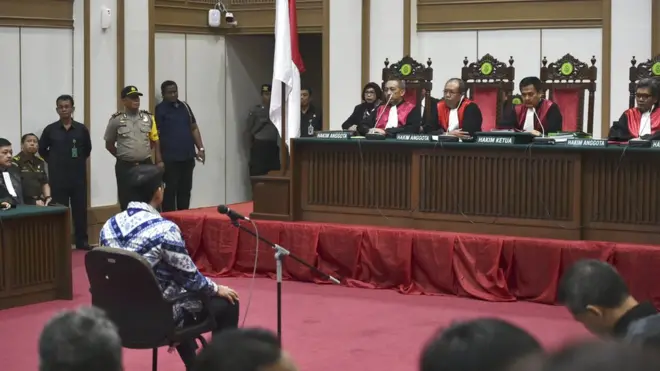 Majelis Hakim menyatakan Basuki Tjahaja Purnama atau Ahok terbukti menista agama, yang diatur dalam Pasal 156a KUHP.