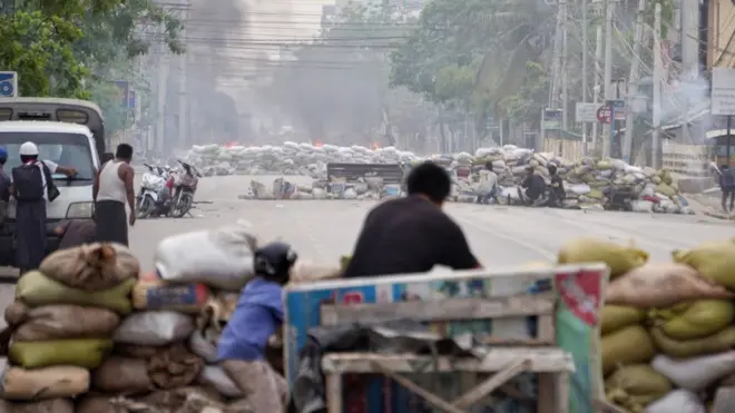 Protests over the coup have been taking place in Mandalay, and across Myanmar, since last month