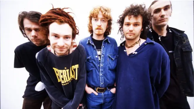 If you were a nineties crusty you probably spent a lot of time listening to this band The Levellers - note the dreadlocks