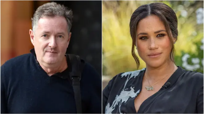 Piers Morgan and the Duchess of Sussex