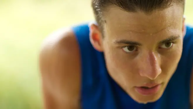 Hombre tras hacer ejercicio