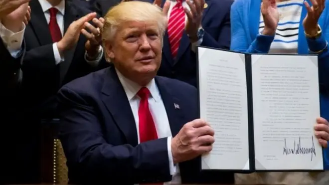 Menyingkirkan program perlindungan lingkungan Obama, merupakan janji kampanye Trump.