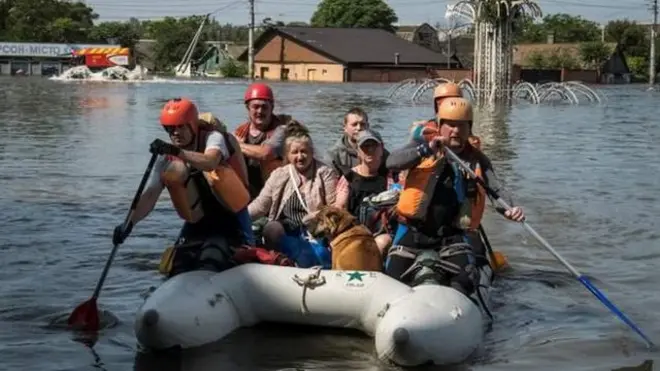 Одамларни эвакуация қилиш