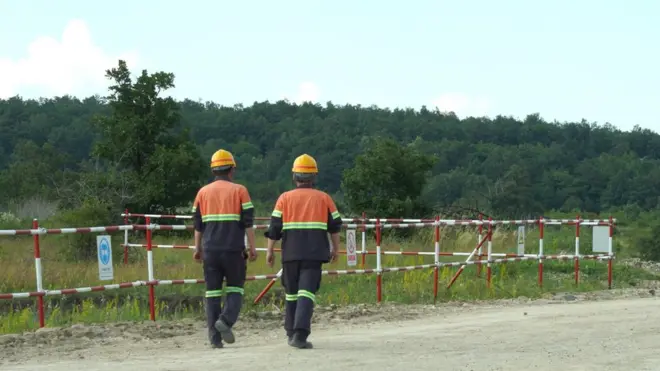 Radnici jednog od rudnika u Boru