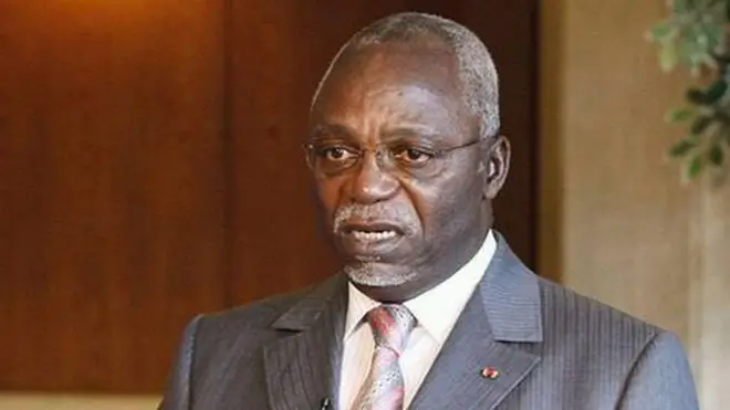 Guy Nzouba Ndama ancien président de l'assemblée nationale gabonaise.
