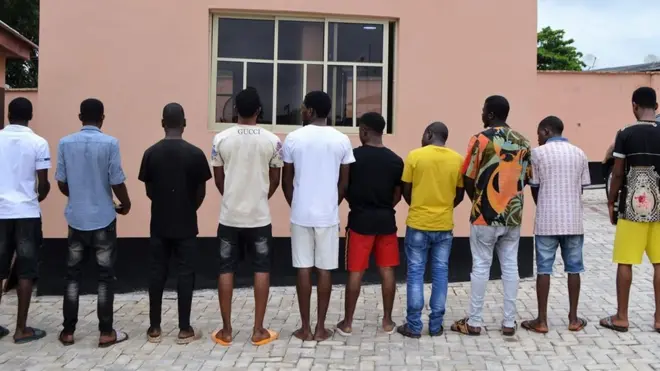 awọn ọdọ ti wọn mu naa