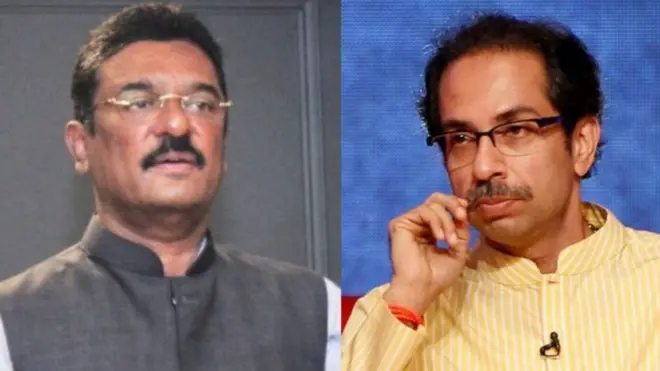 शिवसेना प्रमुख उद्धव ठाकरे के साथ शिवसेना नेता प्रताप सरनायक