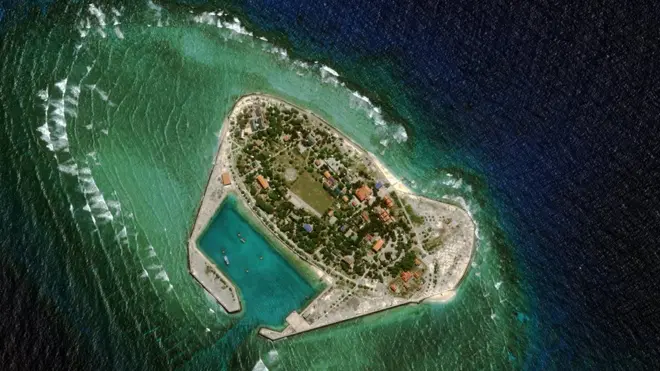 越南在Nam Tu島上的建造工程