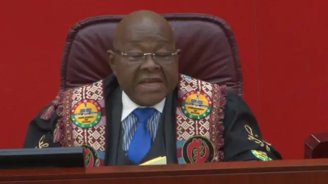 Ghana Speaker of Parliament Professor Mike Aaron Oquaye