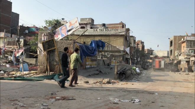 ब्रिजपुरी और मुस्तफ़ाबाद की ये पुलिया