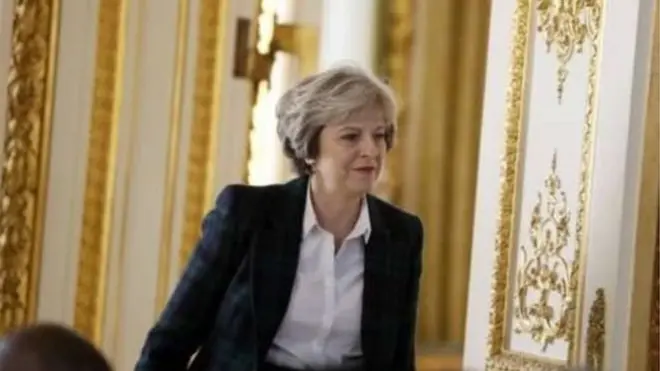 د بریتانیا لومړۍ وزیرې لومړی ځل 'د نړیوالې بریتانیا' یادوونه