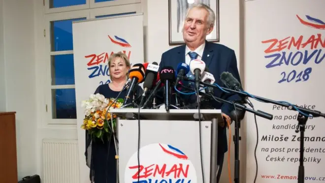 Мілош Земан залучає голоси чехів антимігрантськими гаслами