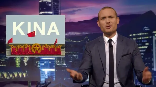 Chương trình trào phúng Swedish News vừa làm về chủ đề khách du lịch Trung Quốc