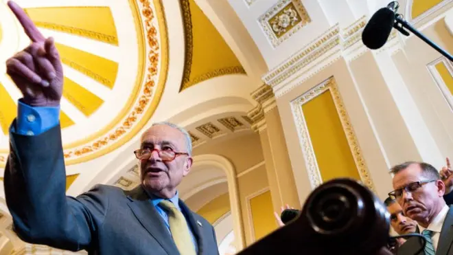 زعيم الأغلبية في مجلس الشيوخ تشاك شومر