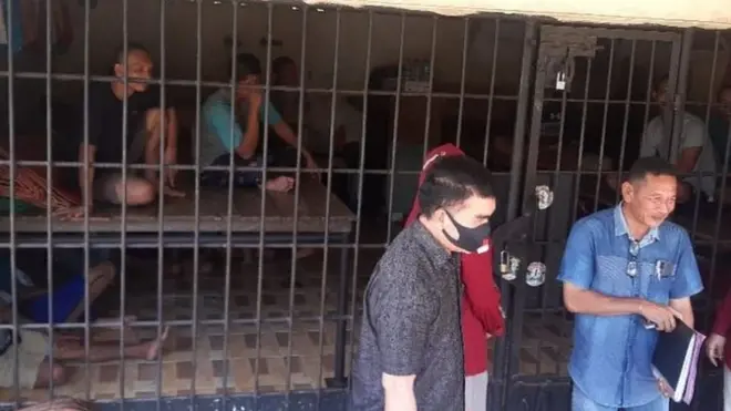 Para pecandu narkoba yang dikerangkeng di rumah Bupati Langkat, Terbit Rencana Perangin-angin, dipekerjakan di pabrik sawit tanpa dibayar dengan dalih memberi keahlian untuk para 'warga binaan'.