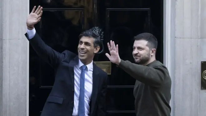 Зеленський та Сунак