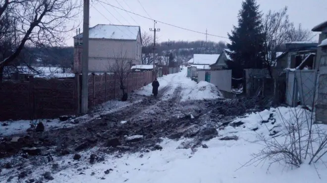 Райони Авдіївки, які зазнали обстрілів