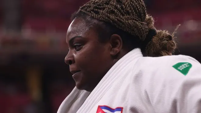 Idalyz Ortiz una de las grandes deportistas olímpicas de Cuba.