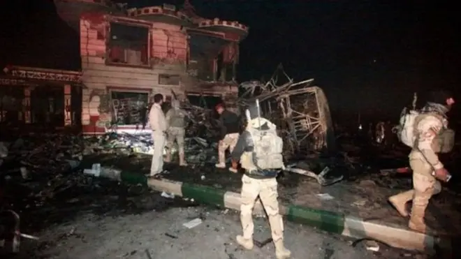 بريد د عراق له پلازمېنې بغداد څخه ۱۰۰ کیلومتره لرې شوی دی