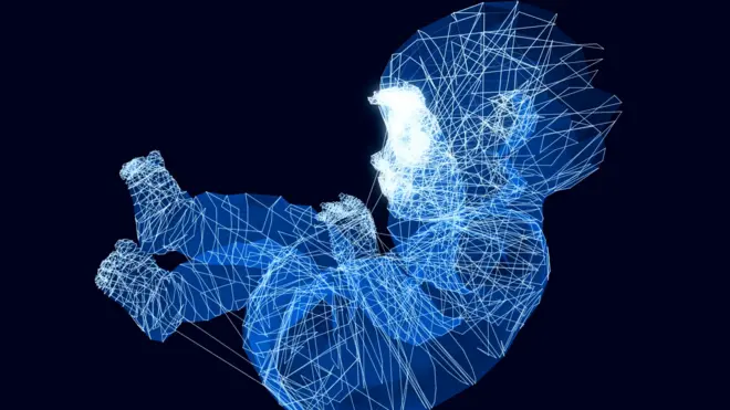 Голограмма младенца в утробе матери