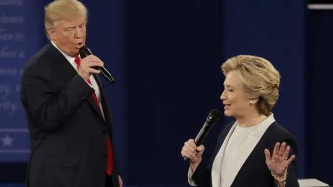 ہلیری کلنٹن اور ڈونلڈ ٹرمپ