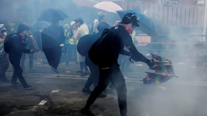 Unjuk rasa di Hong Kong