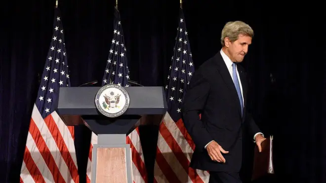 Мы не можем выйти и сказать всему миру, что мы договорились, если это не так", - сказал Джон Керри.