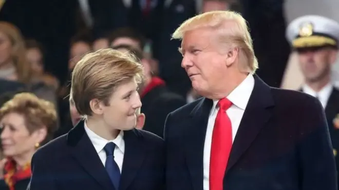 Трамп з сином Берроном