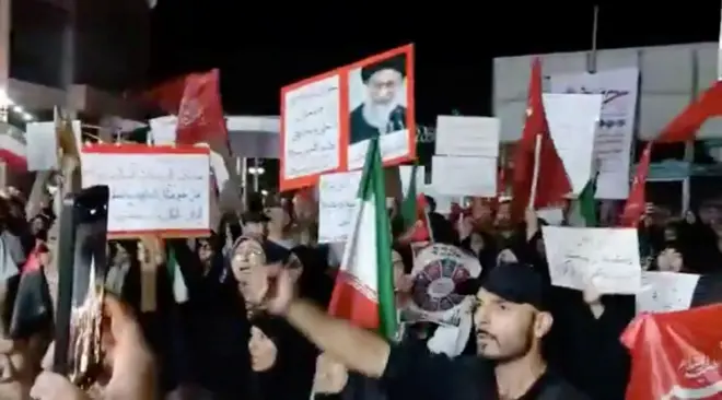 امریکہ سے معاہدے کے مخالفین کا تہران میں احتجاج
