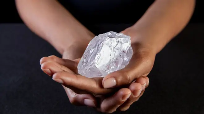 The second biggest ever rough diamond was discovered in Botswana