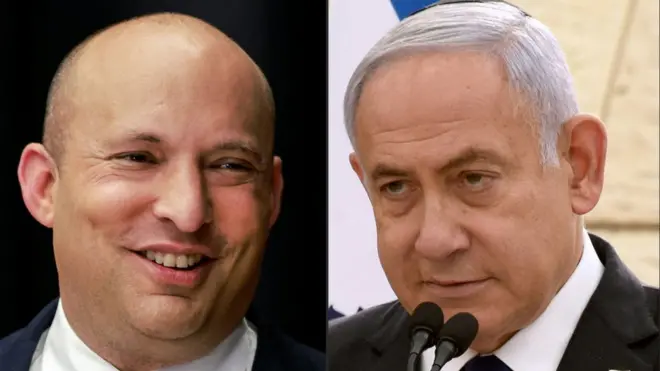 Нафтали Беннет (слева) заявил, что его партия присоединится к коалиции против Нетаньяху. Это может стать последней соломинкой, которая решит судьбу премьера-долгожителя