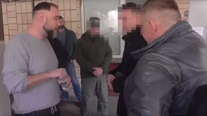 Кадр із відео НАБУ