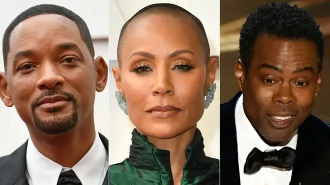 Will Smith, Jada Pinkett Smith and Chris Rock