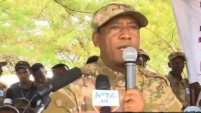 Brig-Gen Asaminew Tsige bin dey work as di region security chief