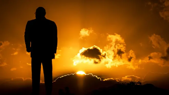 Imagen de una puesta de sol